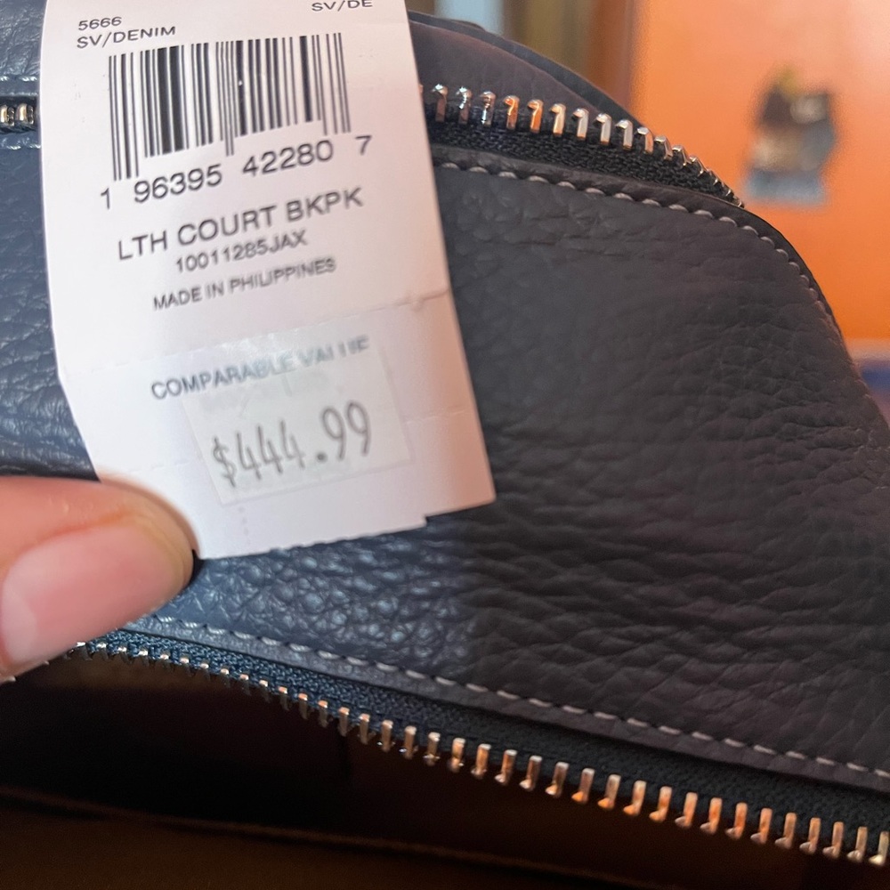 Large Blue Coach Back Pack NWT - Picture 16 of 16